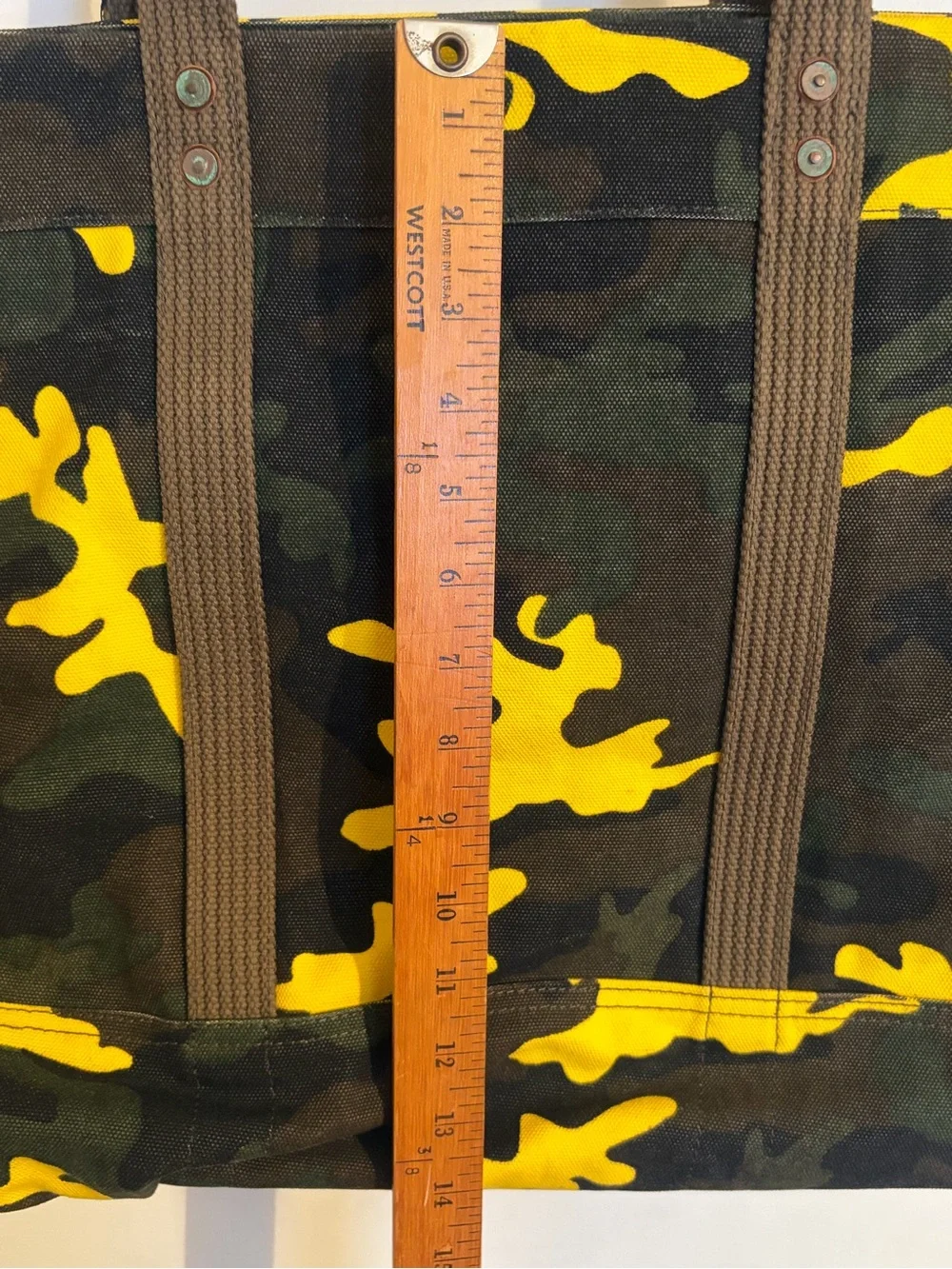 Polo Ralph Lauren Men’s Yellow Camo Tote Bag